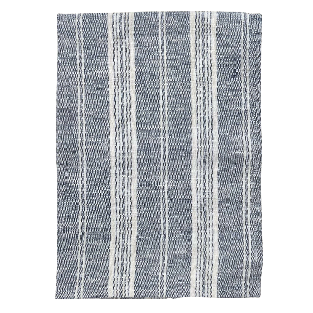Linen Tea Towel - Indigo