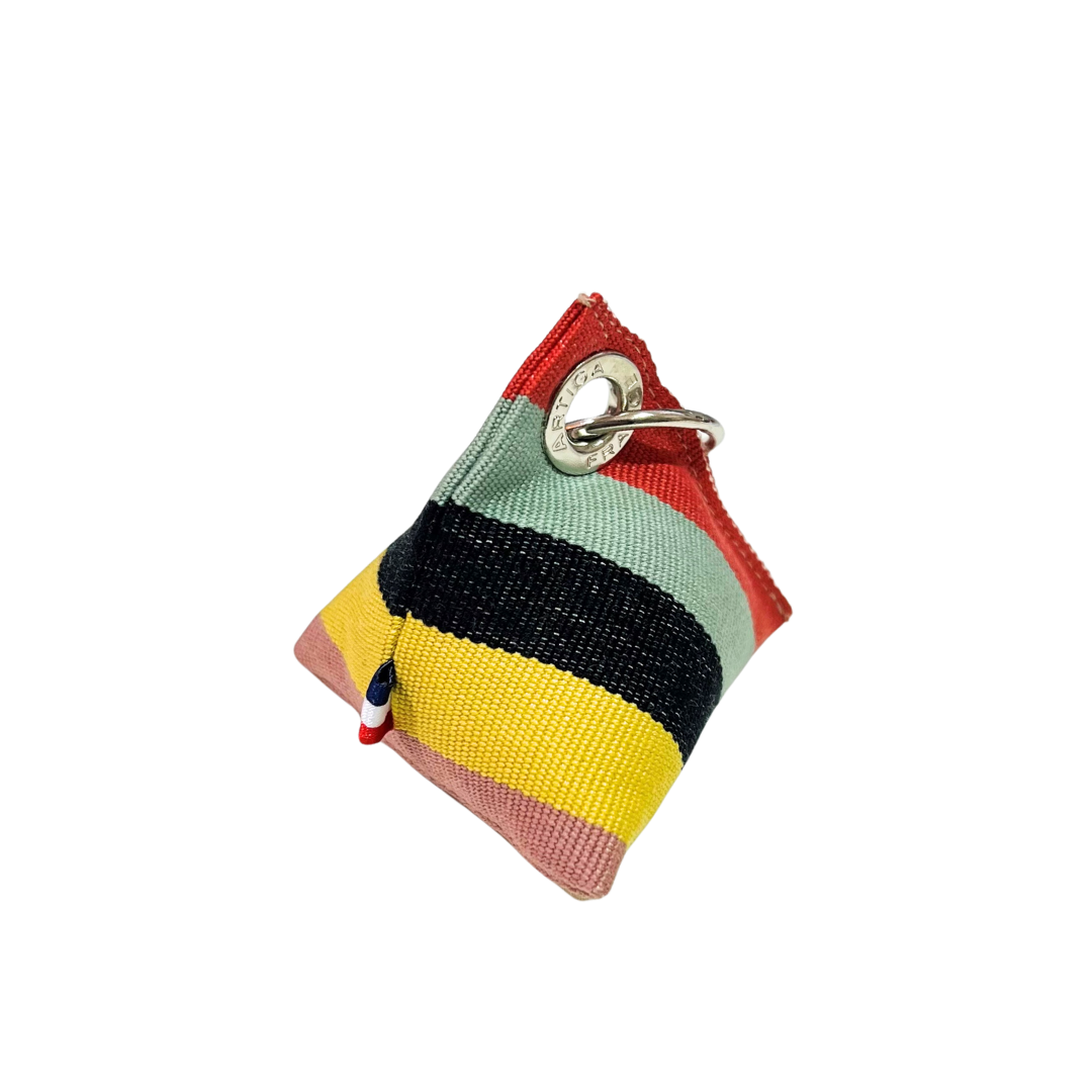 Cotton Canvas Key Ring - Mauleon