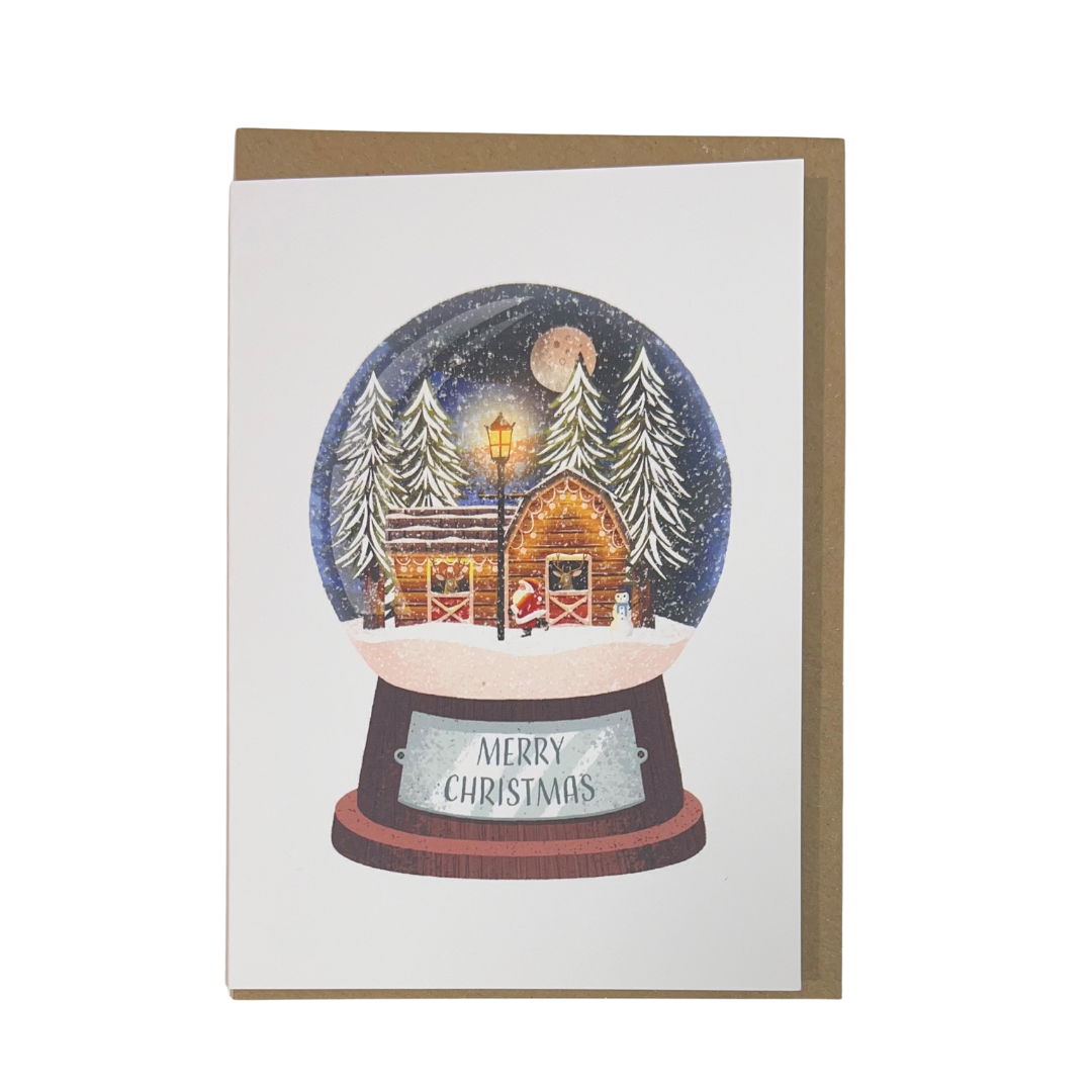 Christmas Card - Christmas Snowglobe