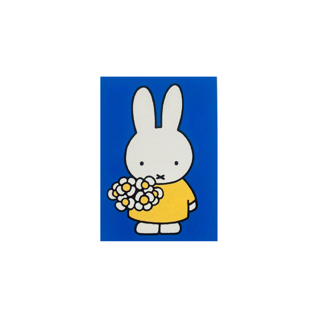 Mini Card - Miffy with Flowers