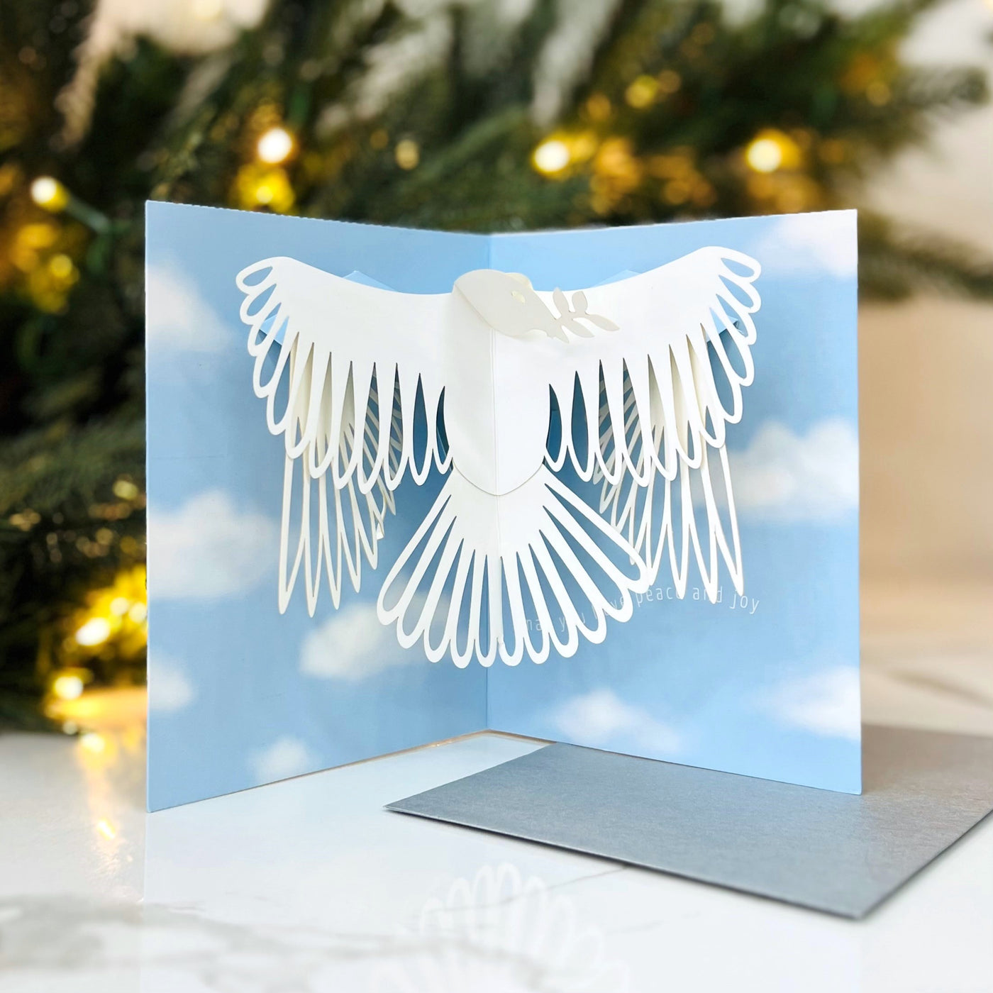 Moma Pop-Up Christmas Card - Dove