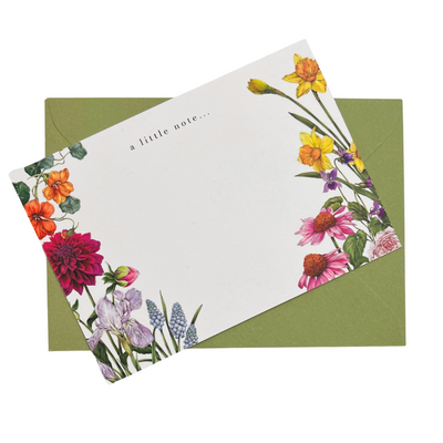 Notecard & Envelope Set - Bountiful Blooms