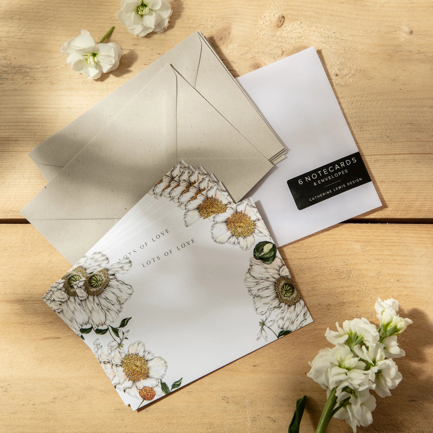 Notecard & Envelope Set - Spring Blossom