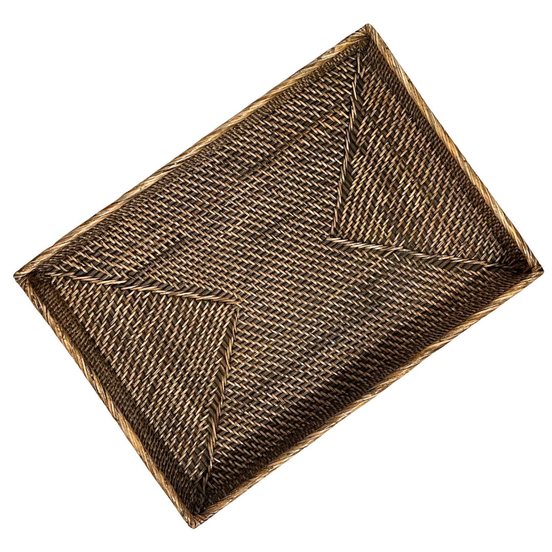 Brown Ottoman Tray - 2 sizes (available in-store only)