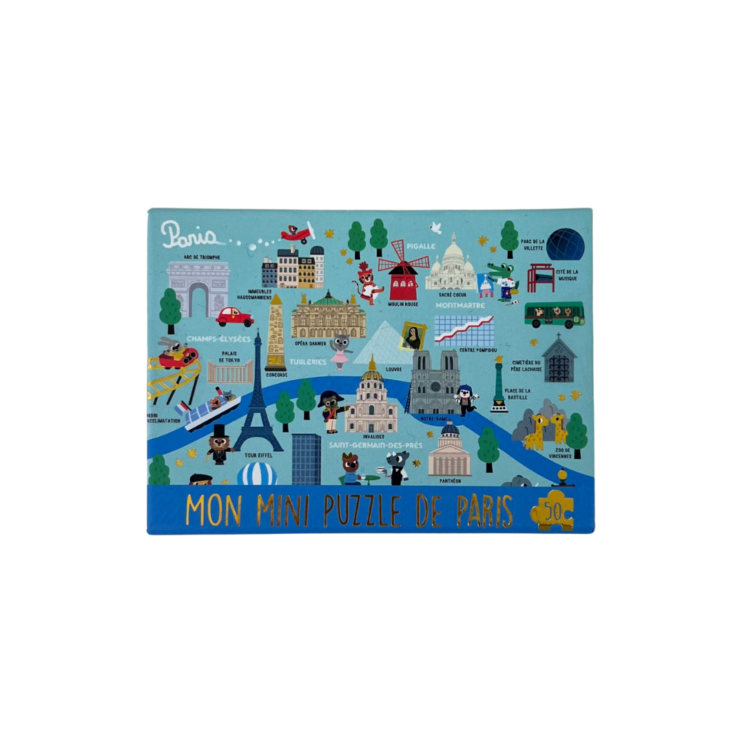 Mini Puzzle Map of Paris