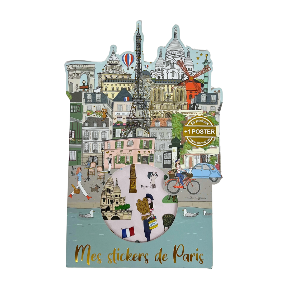 Paris Monuments Activity Stickers