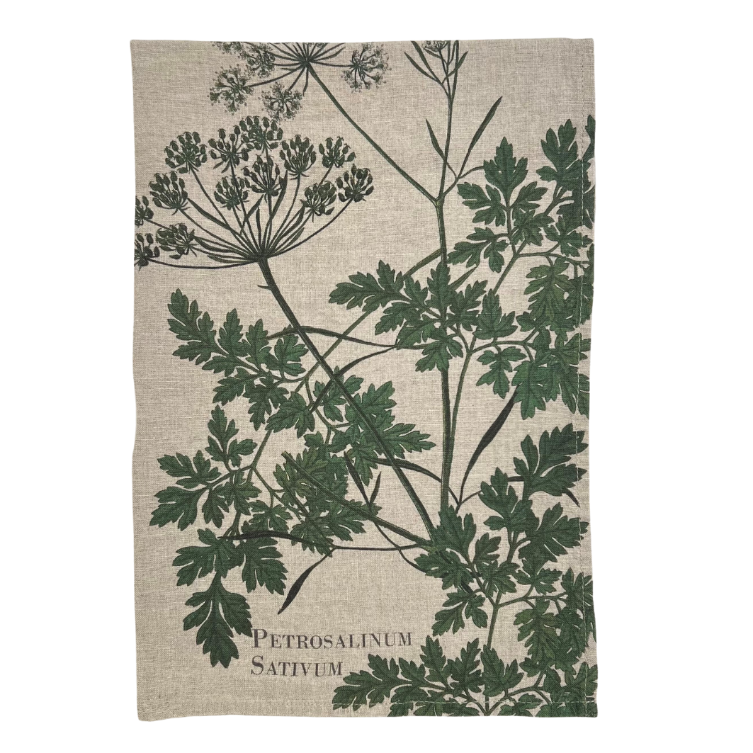 Linen Tea Towel - Parsley