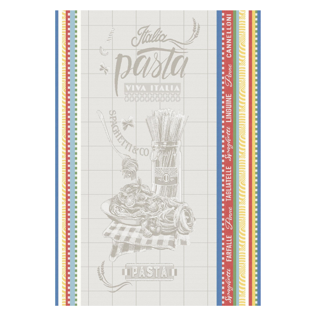 Cotton Jacquard Tea Towel - Pasta