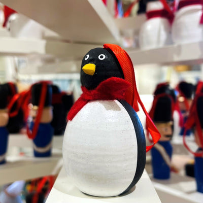 Wooden Decoration - Penguin