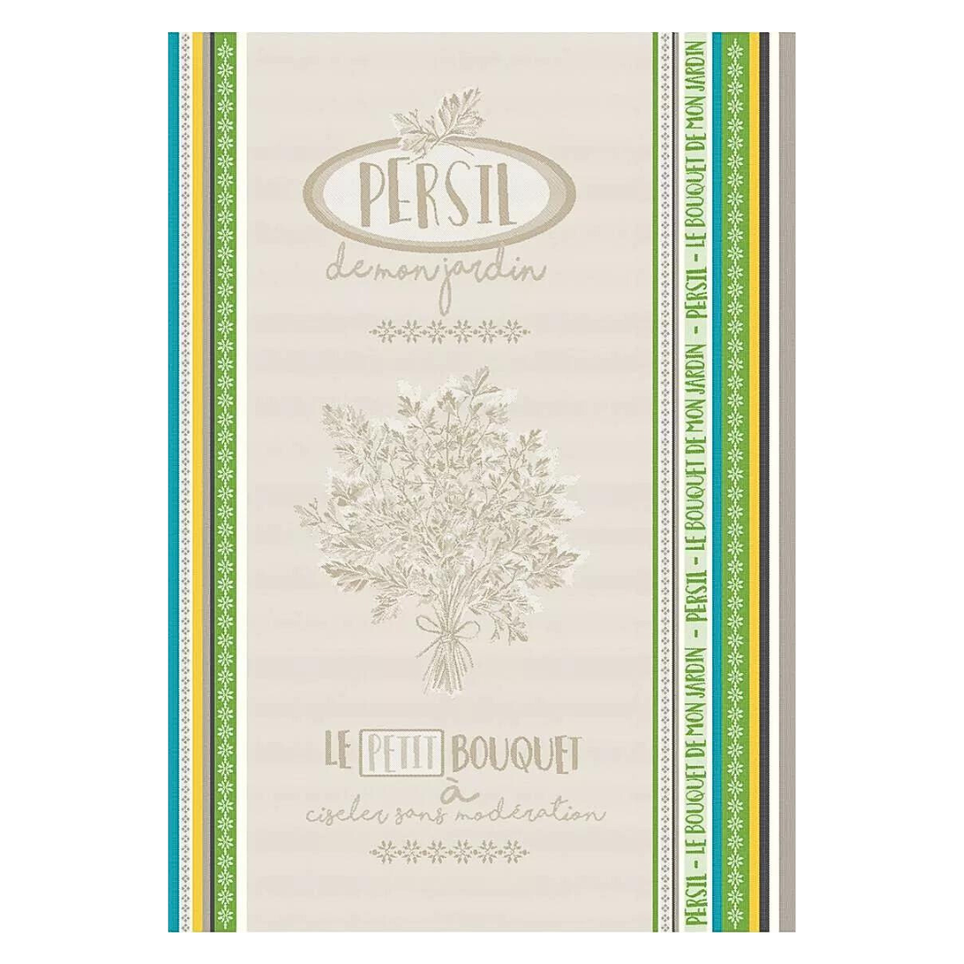 Cotton Jacquard Tea Towel - Persil (Parsley)