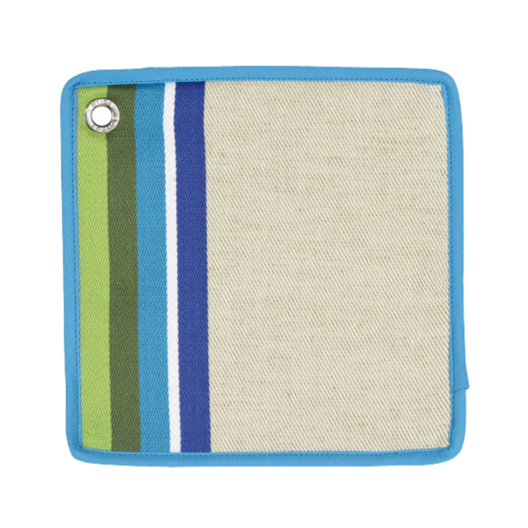 Pot Holder - Mauleon Turquoise