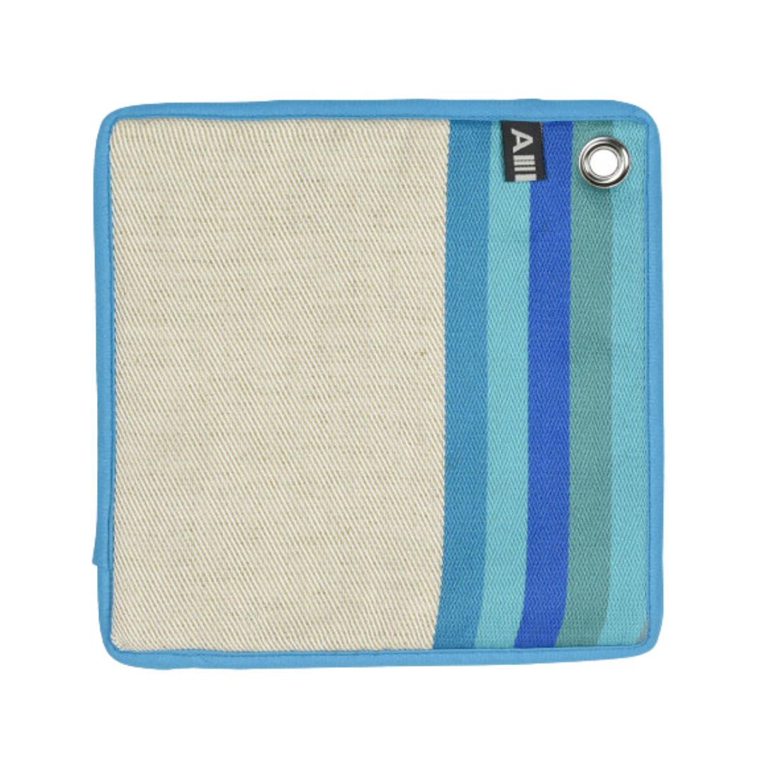 Pot Holder - Mauleon Turquoise