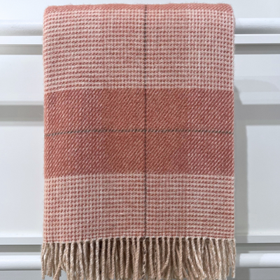 Alpaca & Wool Throw - Canyon Rose