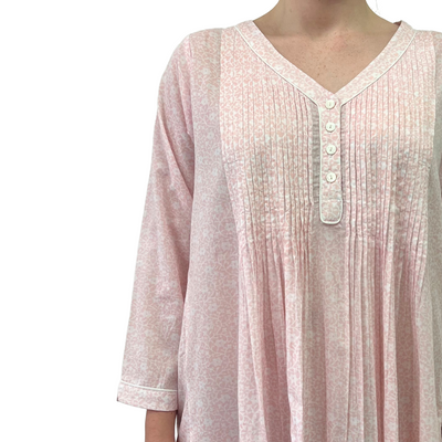 3/4 Sleeve Nightie - Pale Pink