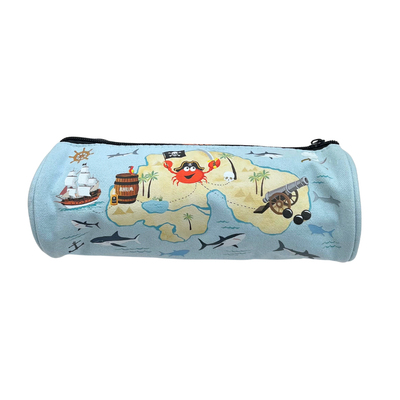 Canvas Pencil Case - Pirates