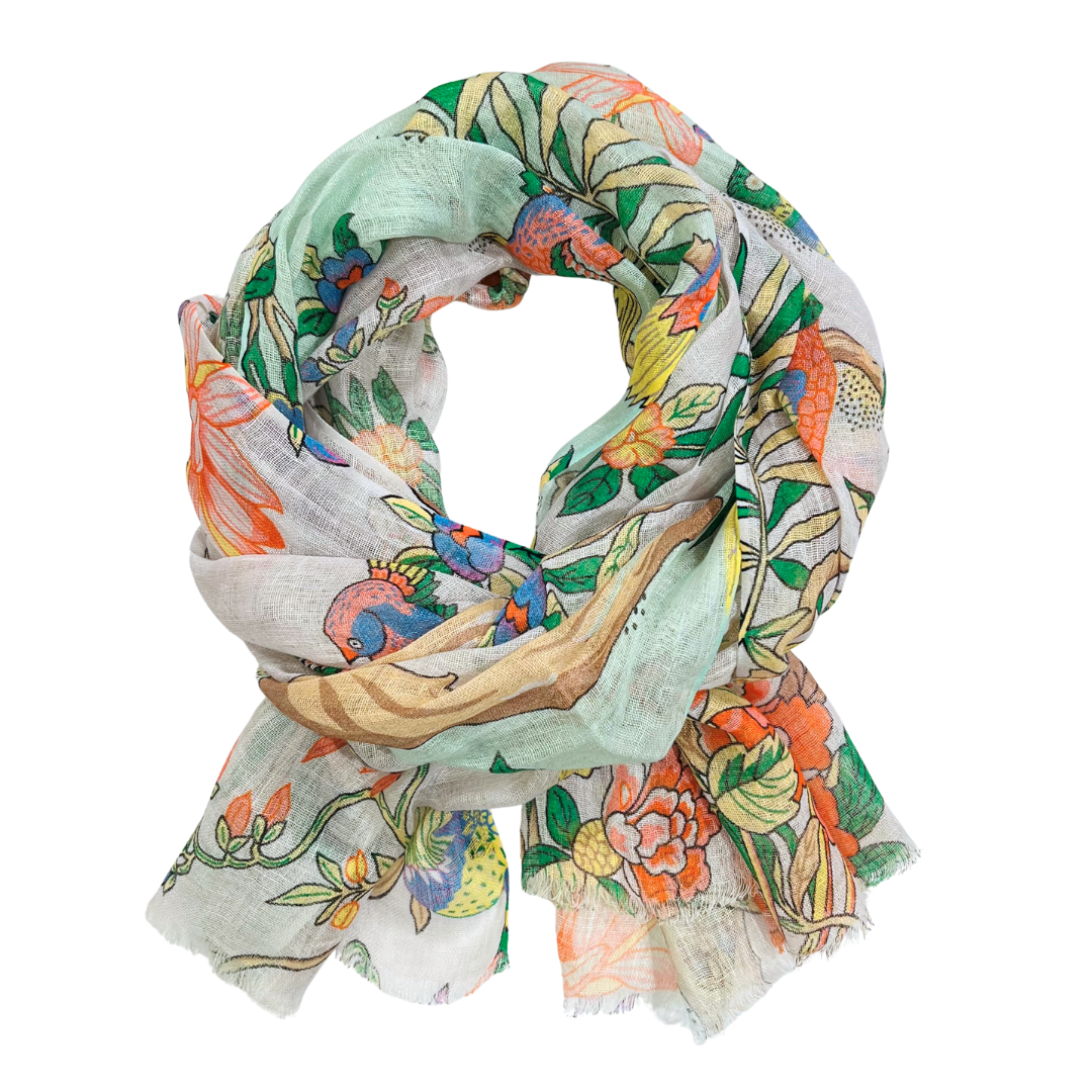 Scarf - Linen Multi Colour #3