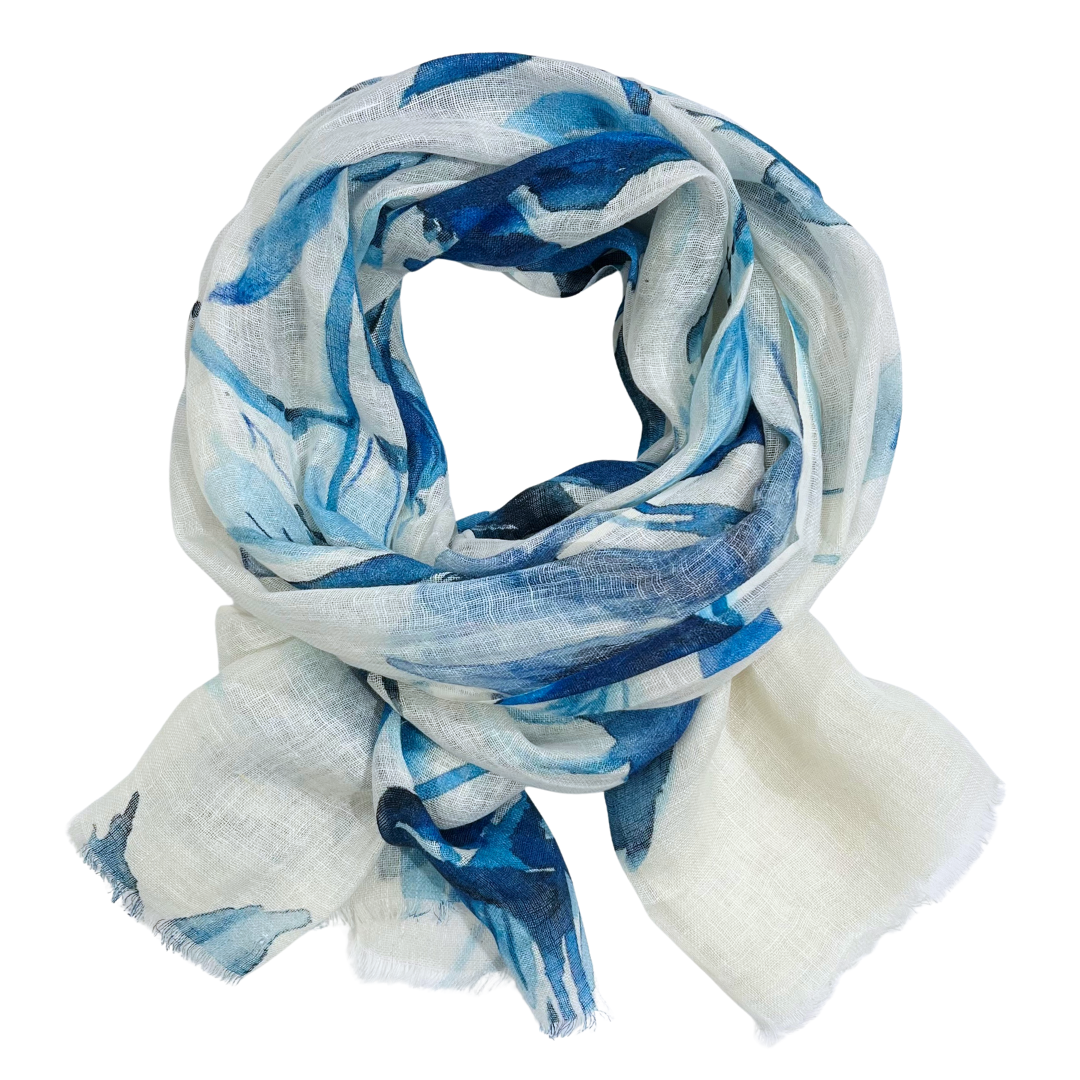 Scarf - Linen Multi Colour #7