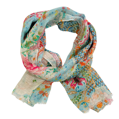 Scarf - Linen Multi Colour #7