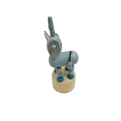 Wooden Animal Press Toy