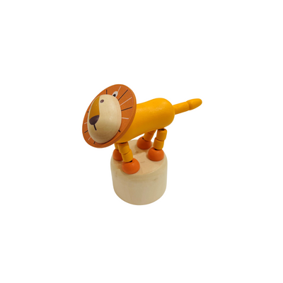 Wooden Animal Press Toy