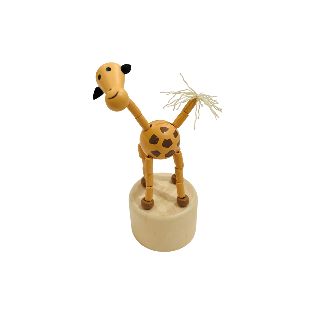 Wooden Animal Press Toy