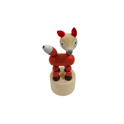 Wooden Animal Press Toy