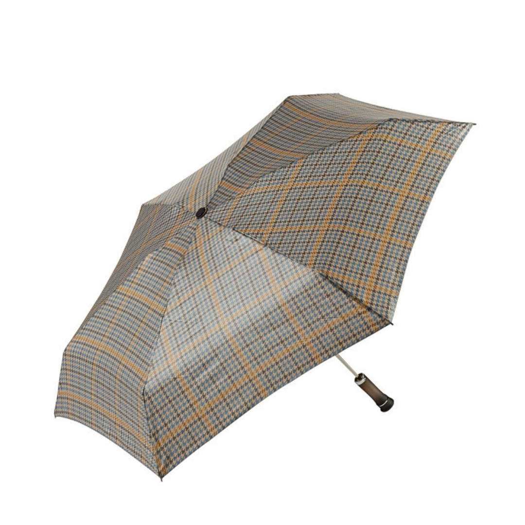 Compact Umbrella - Prince of Wales Blue Check