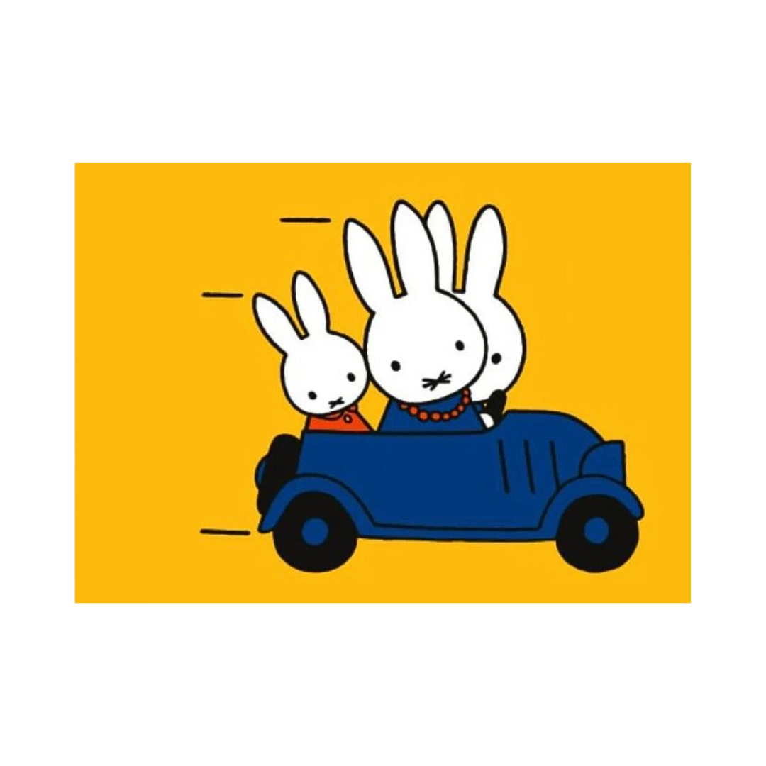 Card - Miffy In The Car