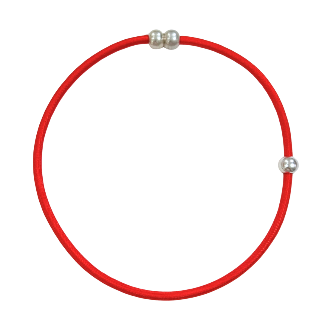 2-in-1 Bracelet/Necklace - Red