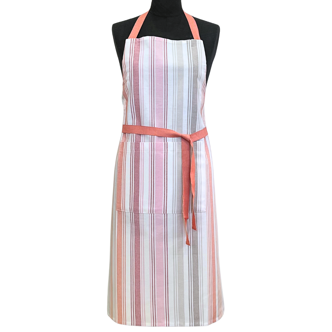 Apron - Red Multi Stripe