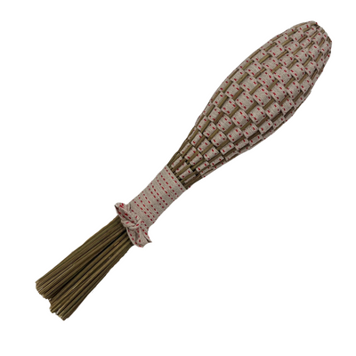 Lavender Wand Beige with Red Stripes