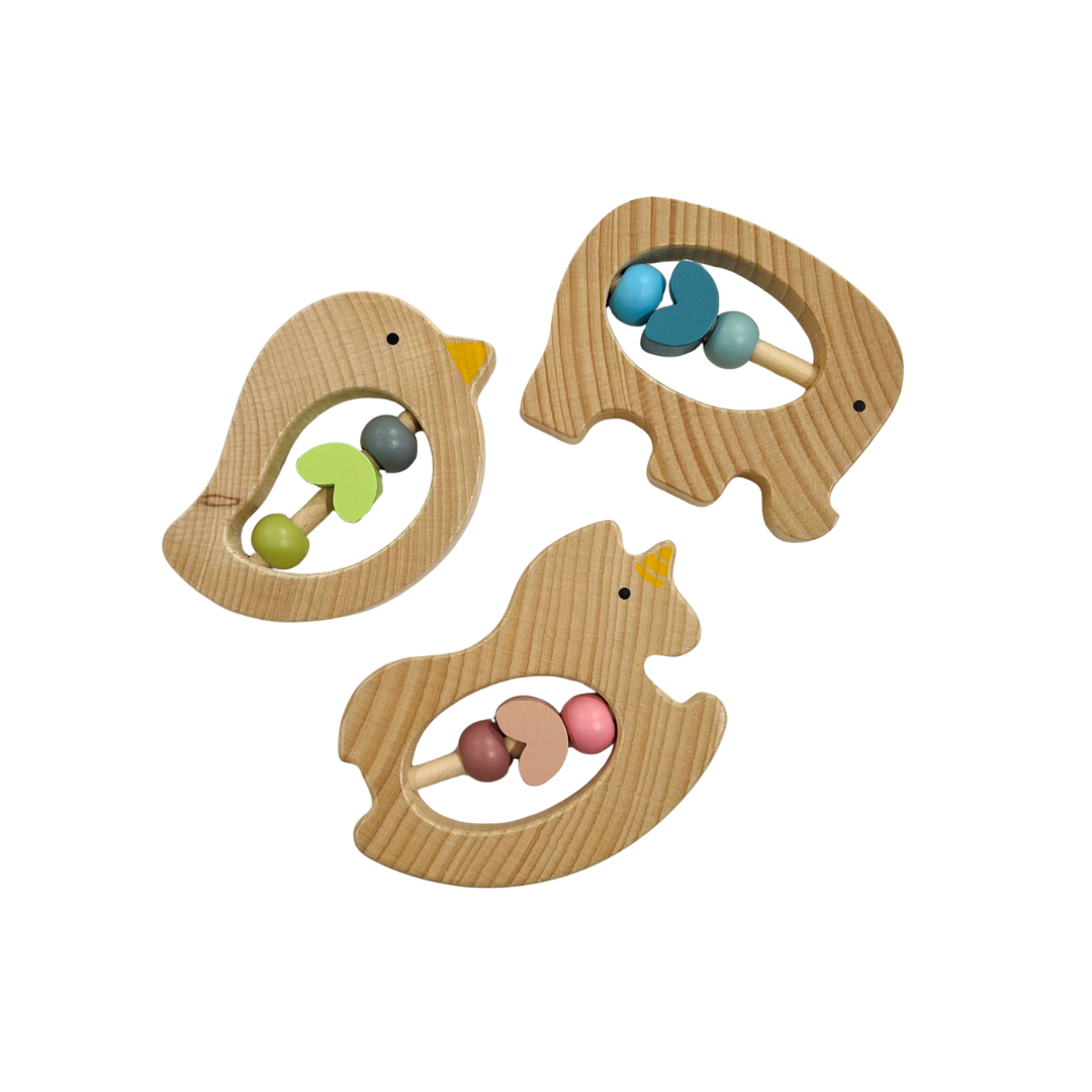 Wooden Baby Rattle