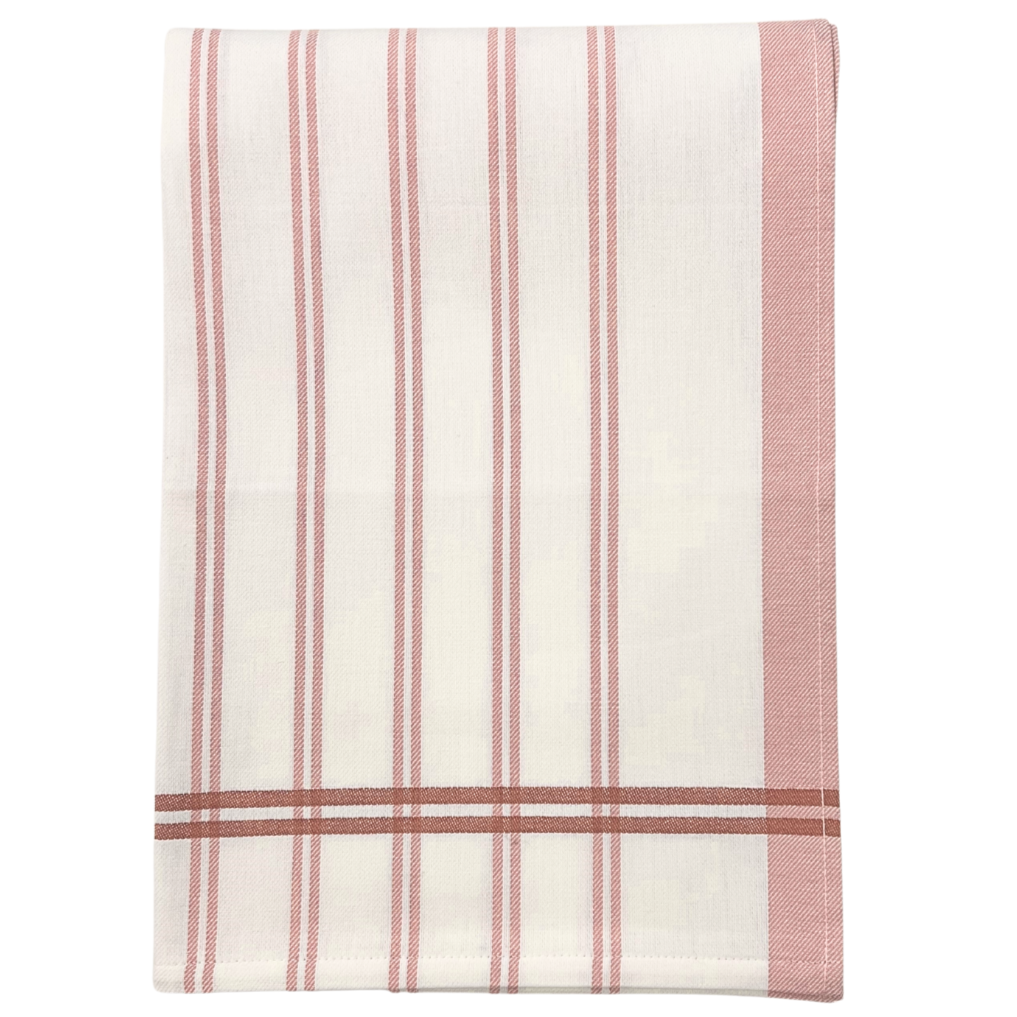 Tea Towel - Rose Stripe Woven