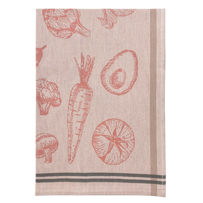 Tea Towel - Rose Vegetable Jacquard