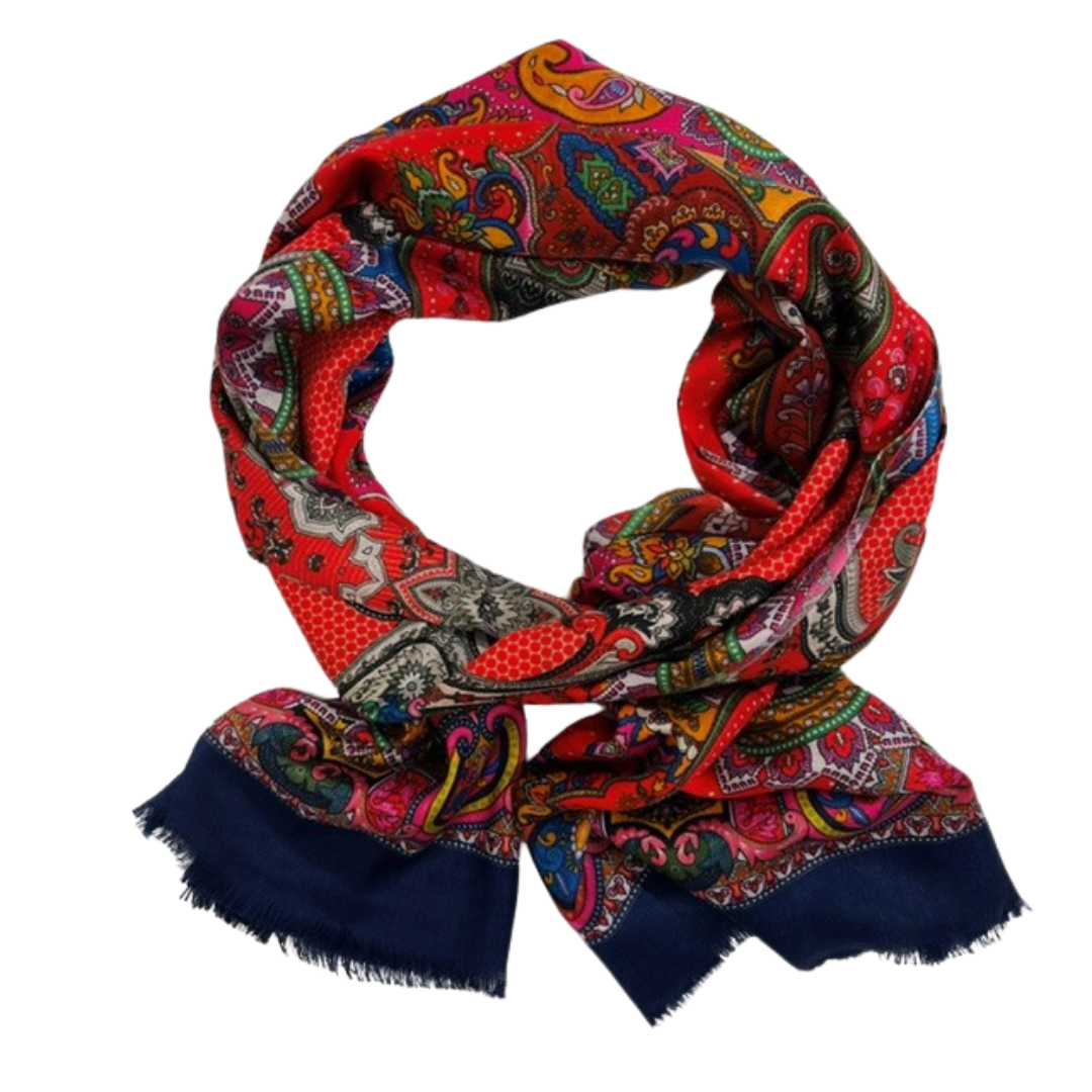 Scarf - Silk Paisley #4