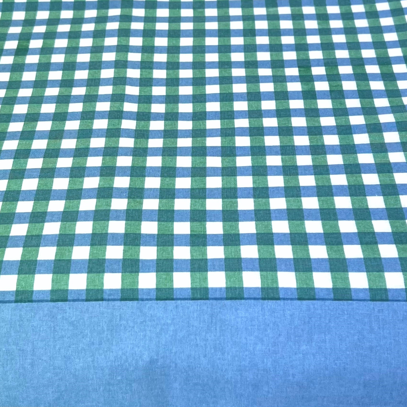 Check Table Cloth - Denim & Sage