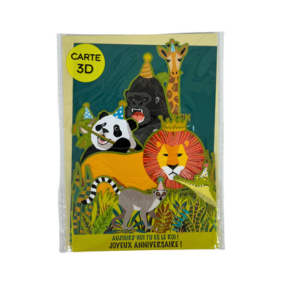 Card - Wild Animals Fold-out