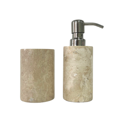 Stone Soap Dispenser - Sand