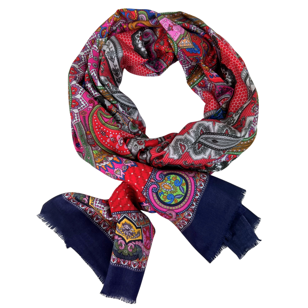 Scarf - Silk Paisley #4