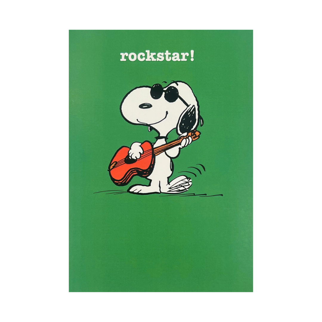 Card - Snoopy Rockstar