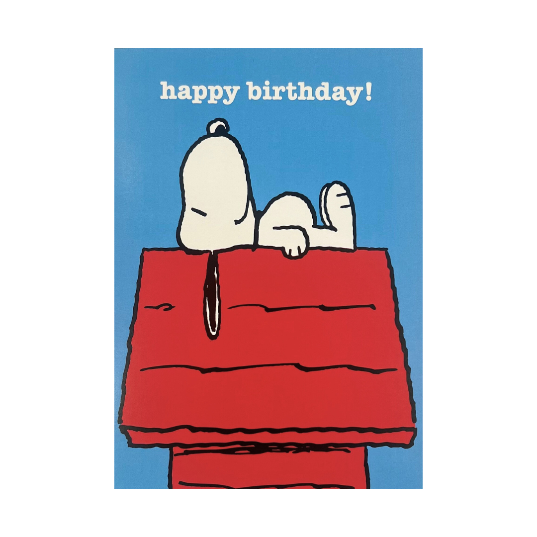 Card - Snoopy Dozing