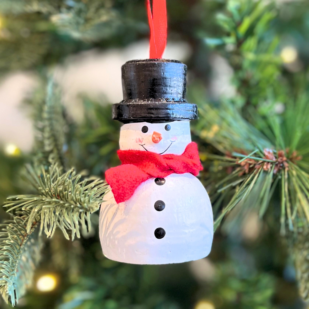 Wooden Decoration - Snowman