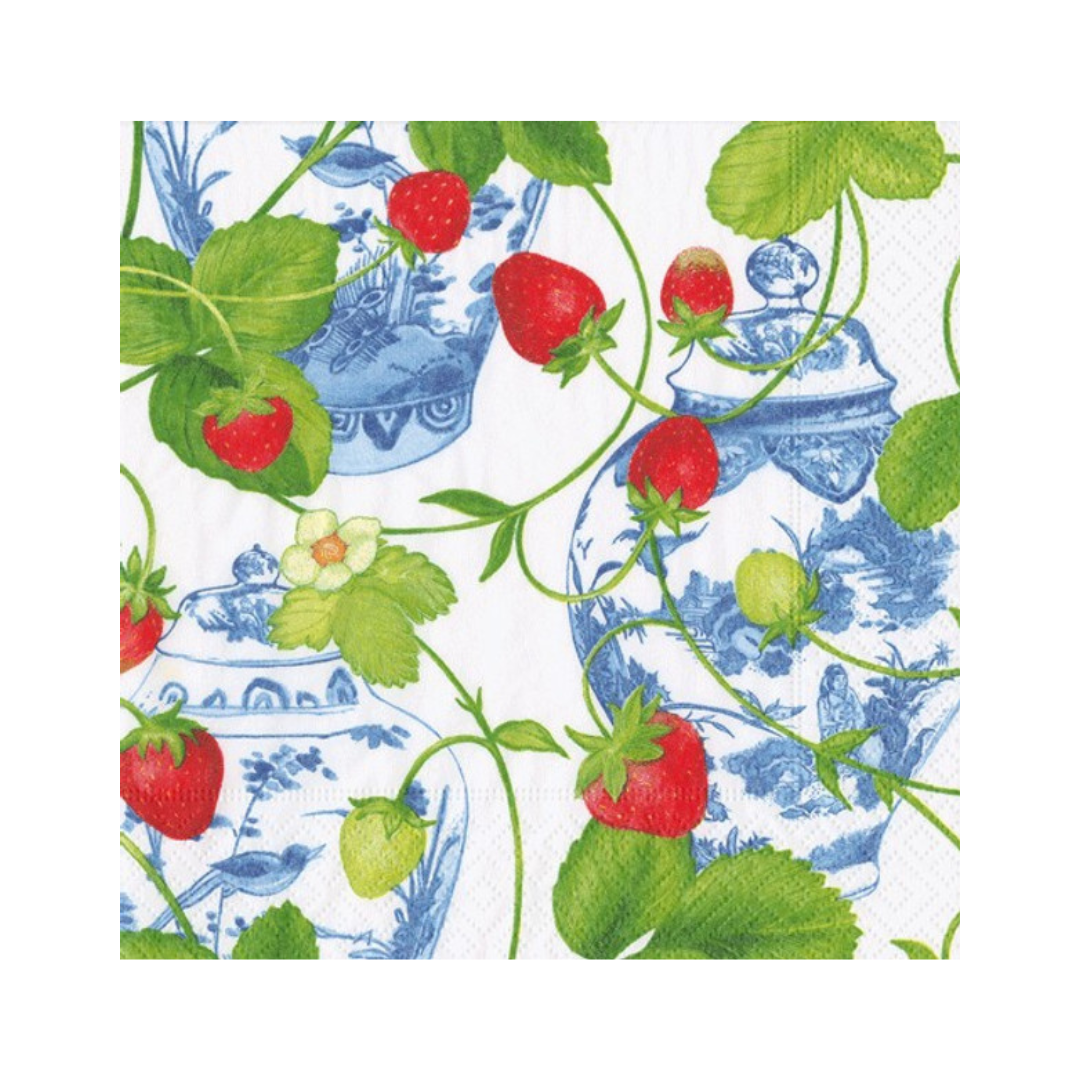 Lunch/Dinner Serviette - Strawberries