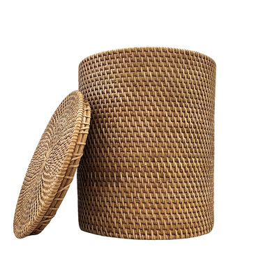 Tan Bin with Lid