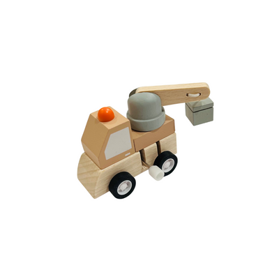 Wooden Wind-Up Trucks