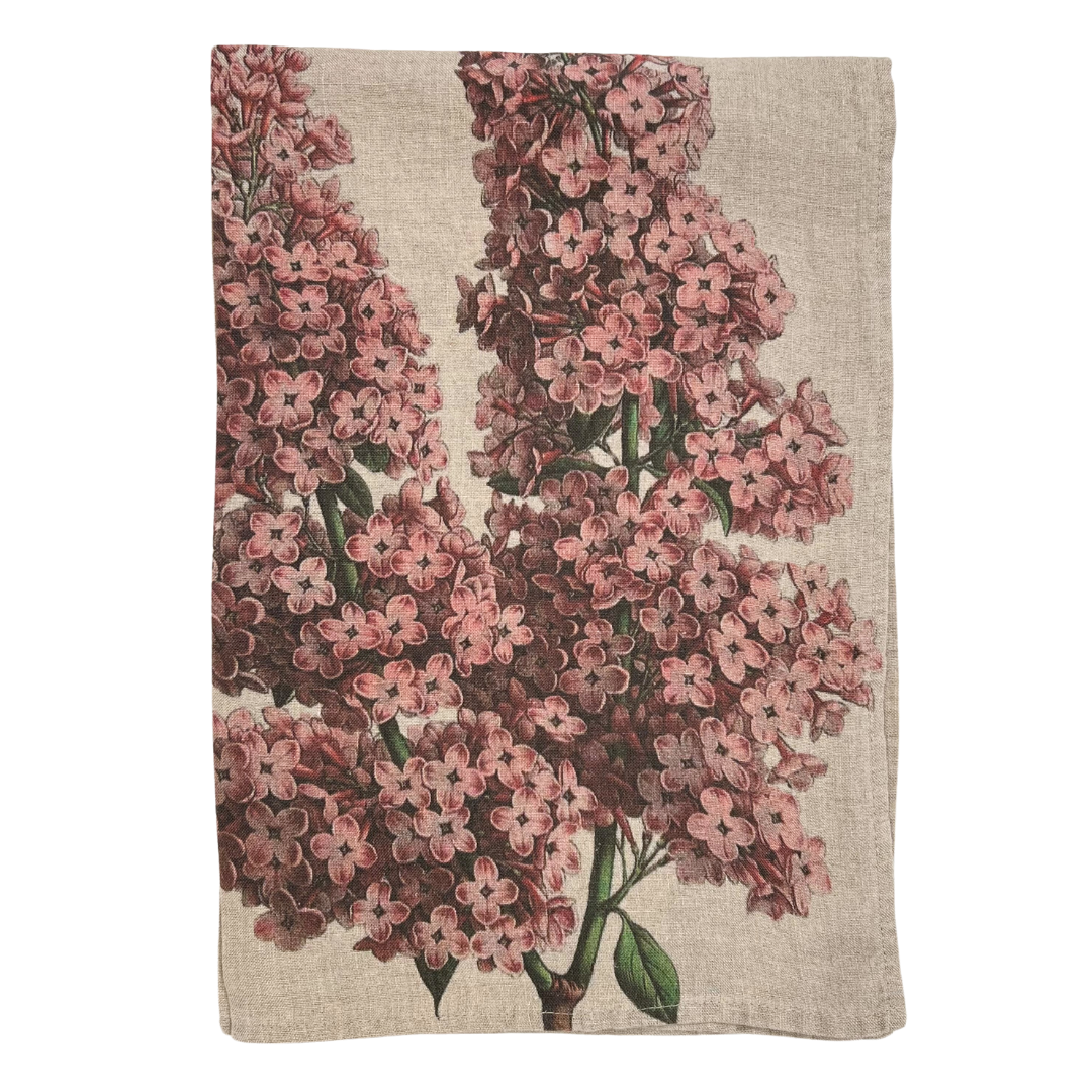 Linen Tea Towel - Lilac