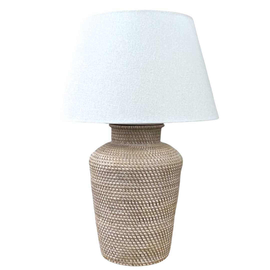 White Lamp Base - 2 Sizes (Instore Only)