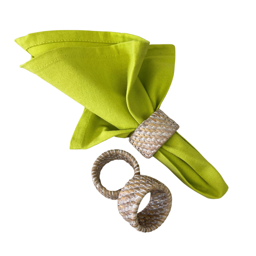 White Napkin Ring