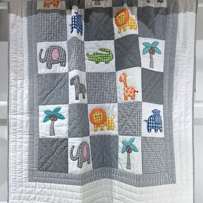 Cot Quilt Jungle