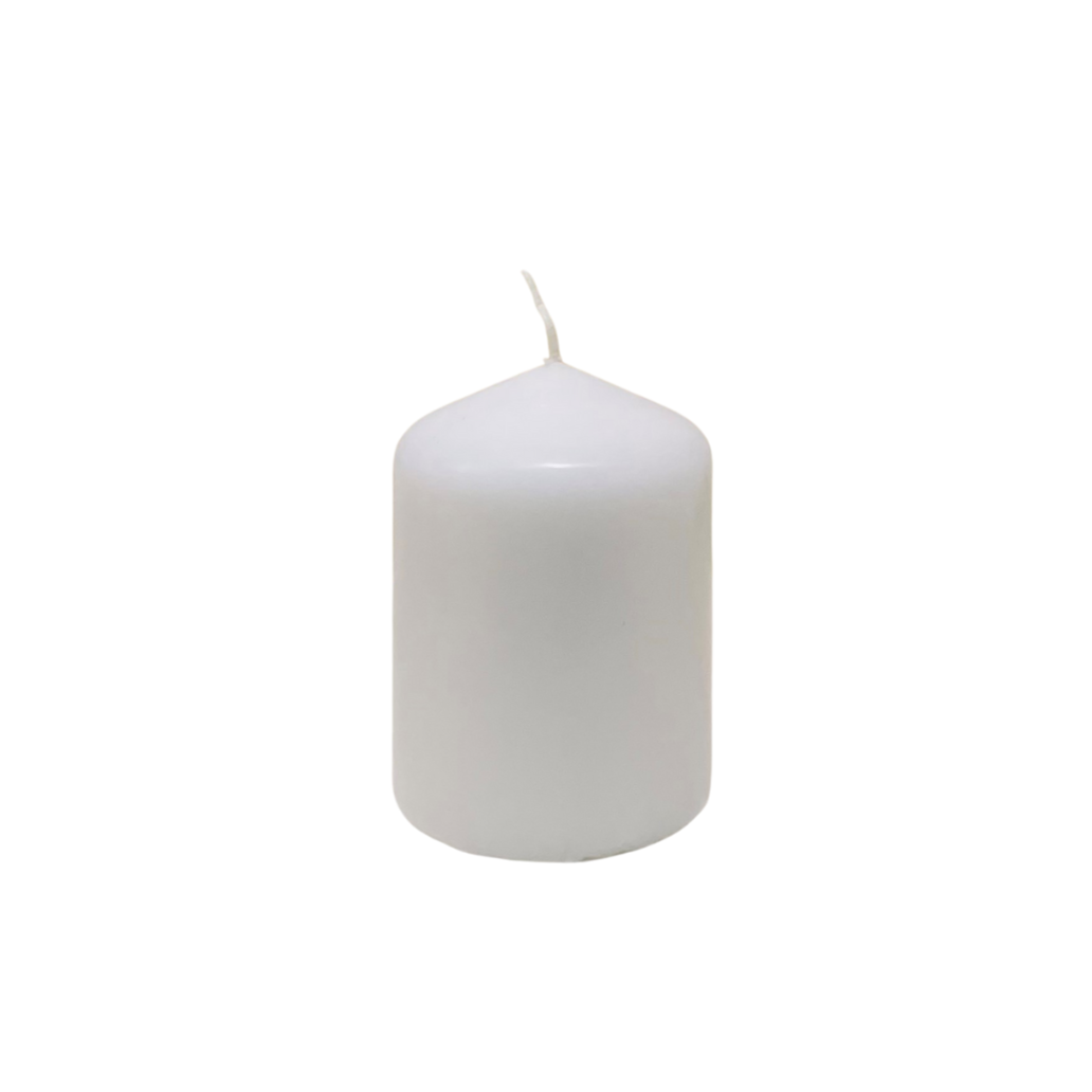 Candle White 8cm x 6cm